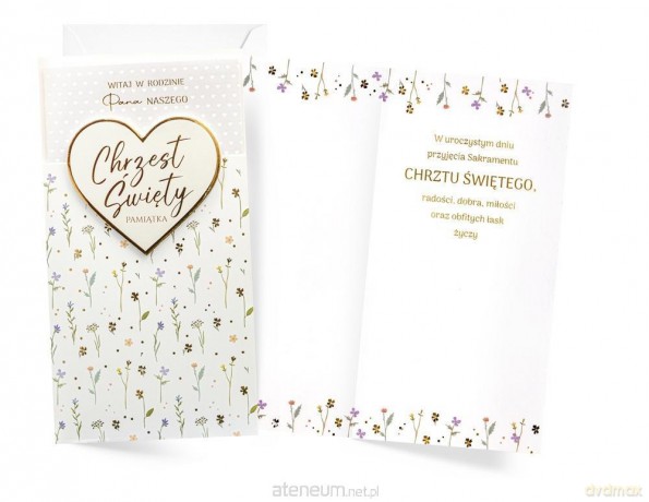 Karnet Chrzest