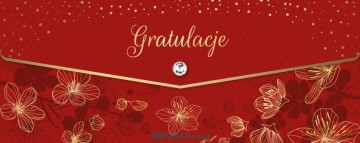Karnet lux gratulacje