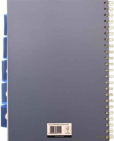 Kołozeszyt Pads A4/100K kratka Marmur niebieski
