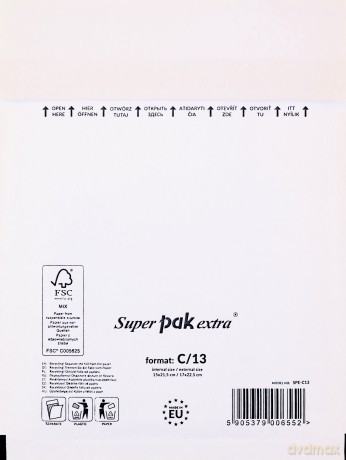Koperta samoklejąca biała 5szt