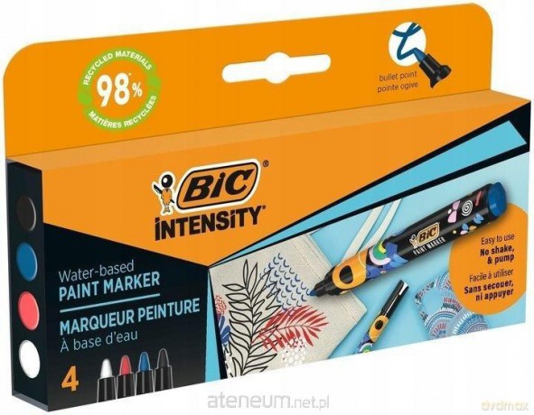 Markery akrylowe Intensity Classic Paint 4szt