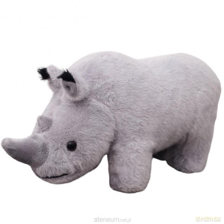 Maskotka Nosorożec Przytulanka szary 30cm