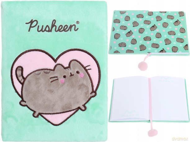Notatnik pluszowy A5/96K Pusheen