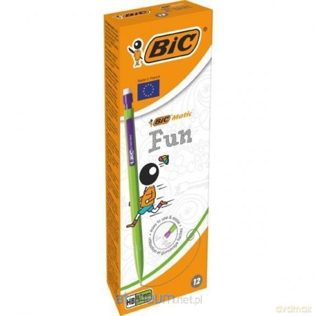 Ołówek z gumką HB Matic Fun 0,7mm 12szt