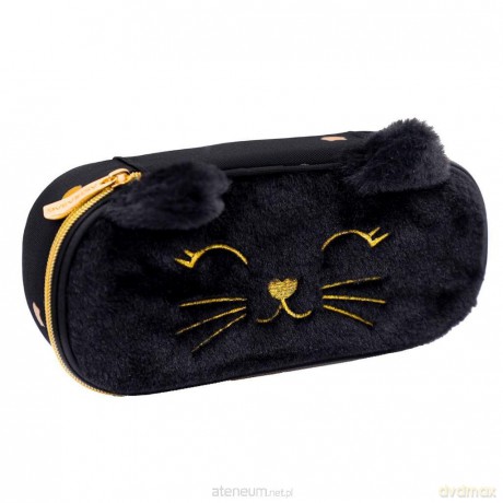 Piórnik Astrabag Fluffy Kitty Black AC6
