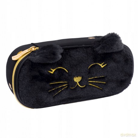 Piórnik Astrabag Fluffy Kitty Black AC6