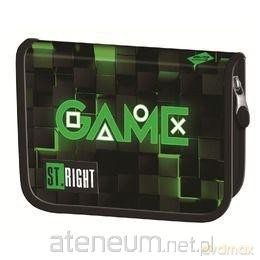 Piórnik dwuklapkowy bez wyposażenia Green Game