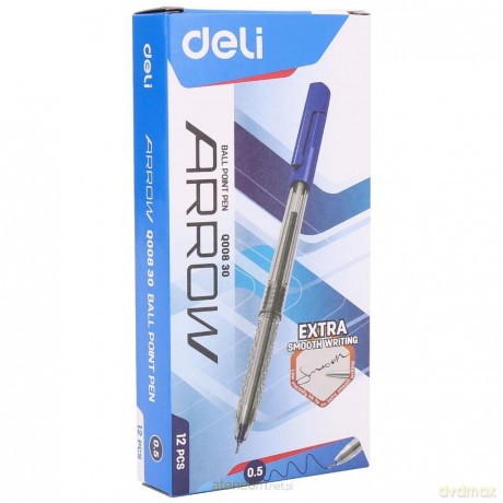 Pióro kulkowe Arrow 0,5mm niebieskie (12szt)