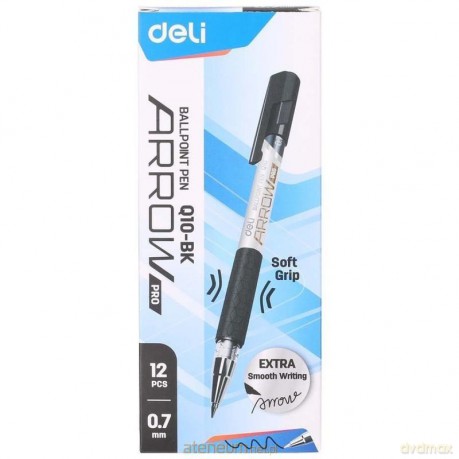 Pióro kulkowe Arrow Pro 0,7mm czarne (12szt)
