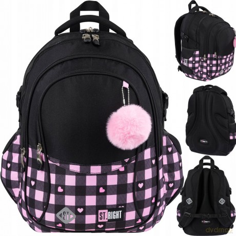 Plecak 4 komorowy BP1 Pink Checkered