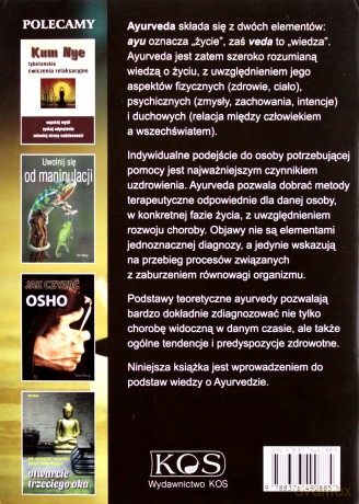 AYURVEDA - zdrowie i długowieczność - Daniel Nowicki [KSIĄŻKA]