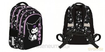 Plecak 4 komorowy Kuromi black