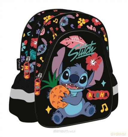 Plecak przedszkolny D1 Stitch Black Aloha