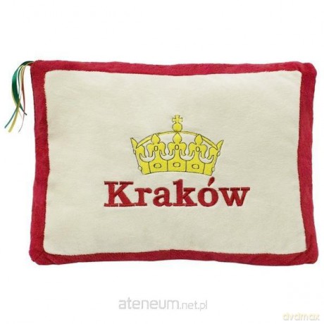 Poduszka Kraków czerwona 34x24cm