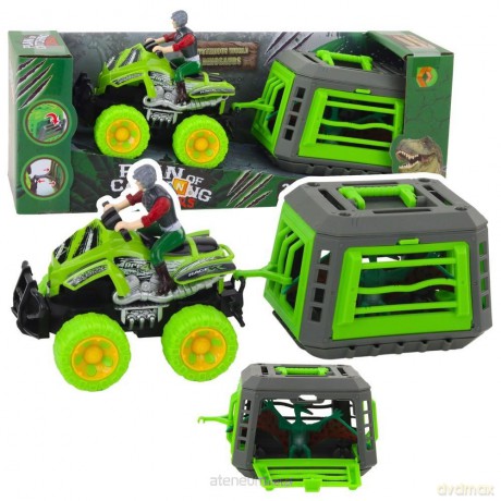Quad z kierowcą klatka z dinozaurem Pterodaktyl [FIGURKA]