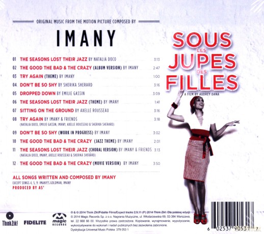Sous Les Jupes Des Filles soundtrack (Spódnice w Górę) (Imany) [CD] 