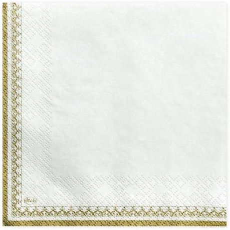 Serwetki Kielich biały 33x33cm 20szt