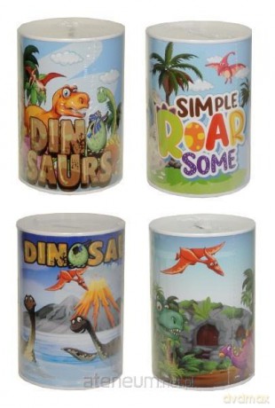 Skarbonka z motywem dinozaurów MIX