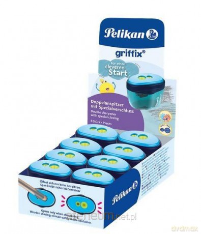 Temperówka podwójna Griffix (8szt)