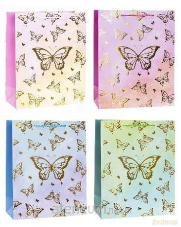 Torebka ozdobna TG 18x23x8cm mix ROZETTE