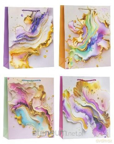 Torebka ozdobna TG 18x23x8cm mix ROZETTE