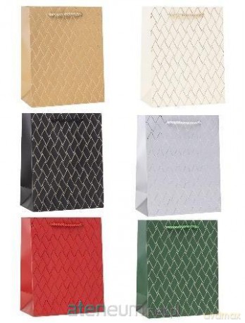 Torebka ozdobna TG 18x23x8cm mix ROZETTE