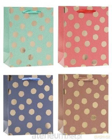 Torebka ozdobna TG 26x32x12cm mix ROZETTE