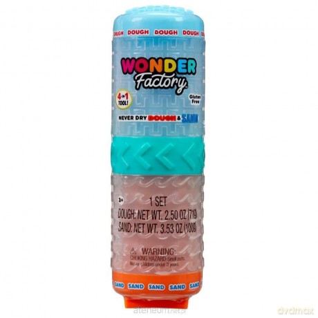 Wonder Factory Never Dry Dough&Sand Blue Orange