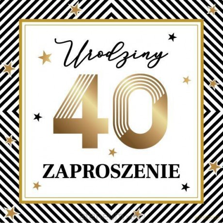 Zaproszenie Urodziny (10szt)