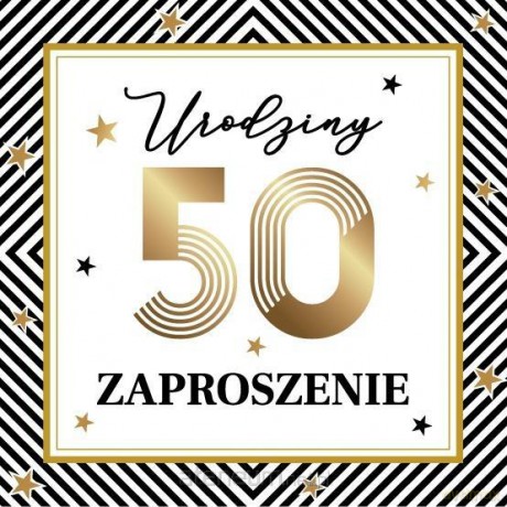 Zaproszenie Urodziny (10szt)