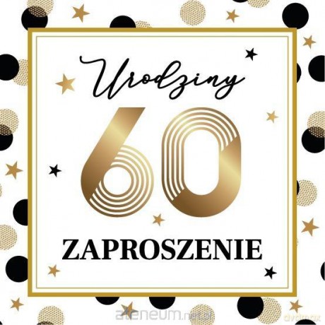 Zaproszenie Urodziny (10szt)