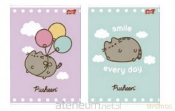 Zeszyt A4/32K kratka laminowany Pusheen (15szt)
