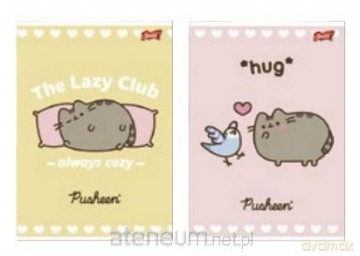 Zeszyt A4/32K linia kolor lamin Pusheen (15szt)