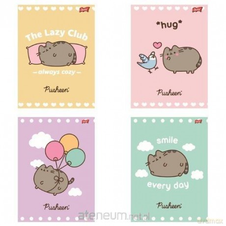 Zeszyt A5/32K linia laminowany Pusheen (15szt)
