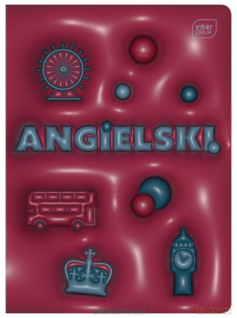 Zeszyt A5/60K kratka Angielski +pig.wiedzy (10szt)
