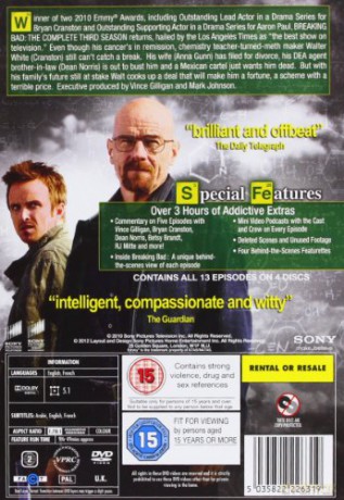 Breaking Bad Season 1-4 [15DVD]