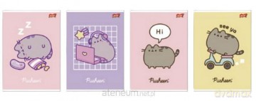 Zeszyt A5/60K kratka laminowany Pusheen (10szt)