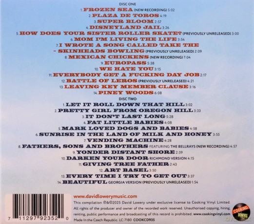 David Lowrey: Fathers Sons And Brothers (digipack) [2CD]