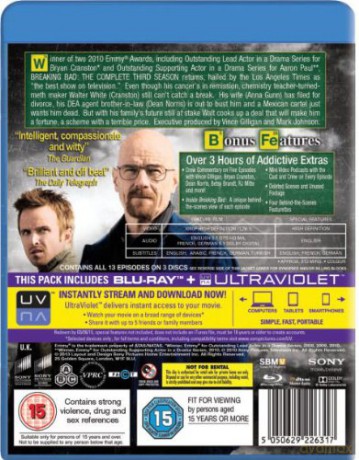 Breaking Bad Season 3 [3Blu-ray]