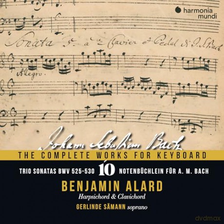 Bach: The Complete Works For Keyboard Vol 10 Trio Sonatas BWV 525-530 Notebook for AM Bach Alard Samann [3CD]