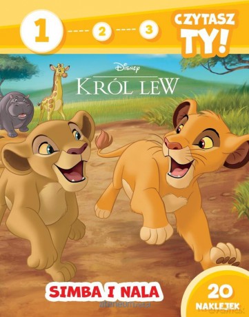 1, 2, 3, czytasz ty! Poziom 1. Simba i Nala - Elżbieta Lekan [KSIĄŻKA]