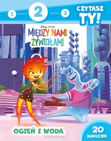 1, 2, 3, czytasz ty! Poziom 2. Ogień i woda - Elżbieta Lekan [KSIĄŻKA]