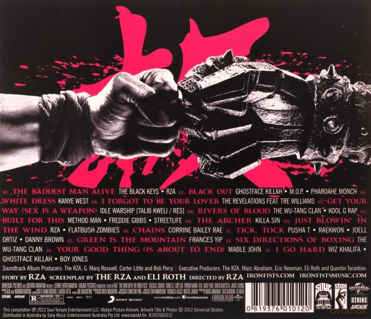 The Man With The Iron Fists soundtrack (Człowiek o Żelaznych Pięściach) [CD]