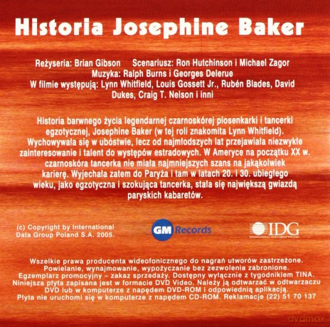 Historia Josephine Baker [DVD]