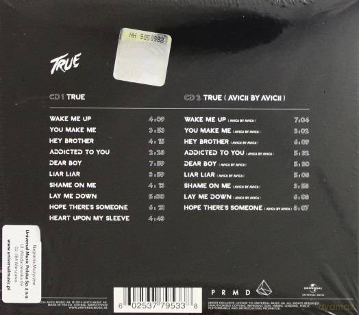 Avicii: True (Deluxe) Ltd. [2CD]