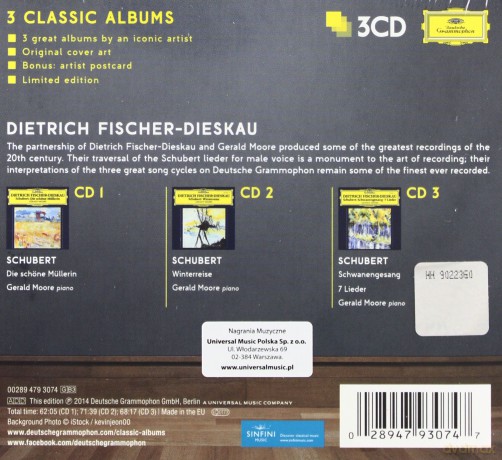 Dietrich Fischer-Dieskau: 3 Classic Albums [3CD]