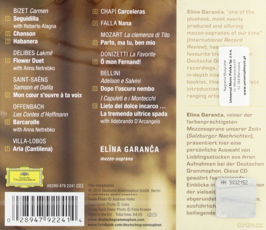Elina Garanca: The Best Of [CD]