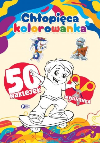 Chłopięca. Kolorowanka [KSIĄŻKA]