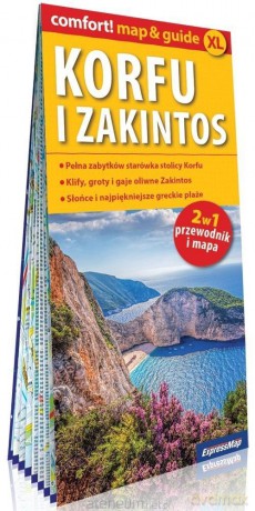 Comfort! map&guide XL Korfu i Zakintos 2w1 [KSIĄŻKA]