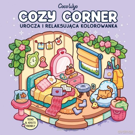 Cozy Corner. Urocza i relaksująca kolorowanka - Coco Wyo [KSIĄŻKA]